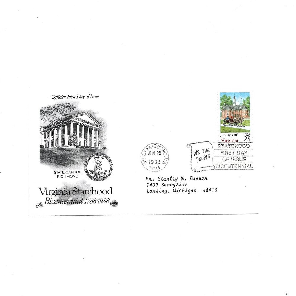 Lot of 10 USA First Day Covers (#141)